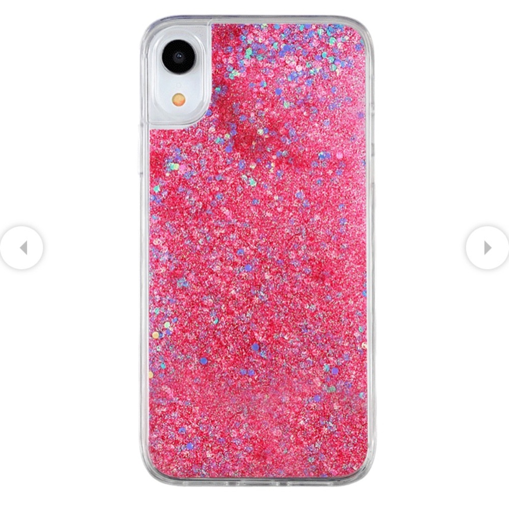 Pink Holographic Glitter iPhone XR Case